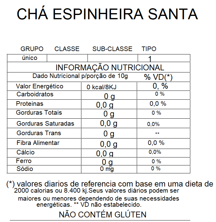 Ch Espinheira Santa 200 gramas