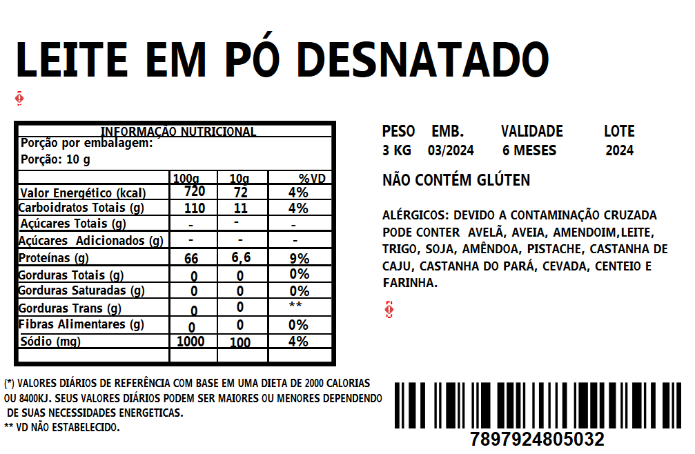 Fatos Nutricionais Do Leite Desnatado Leite Desnatado Italac